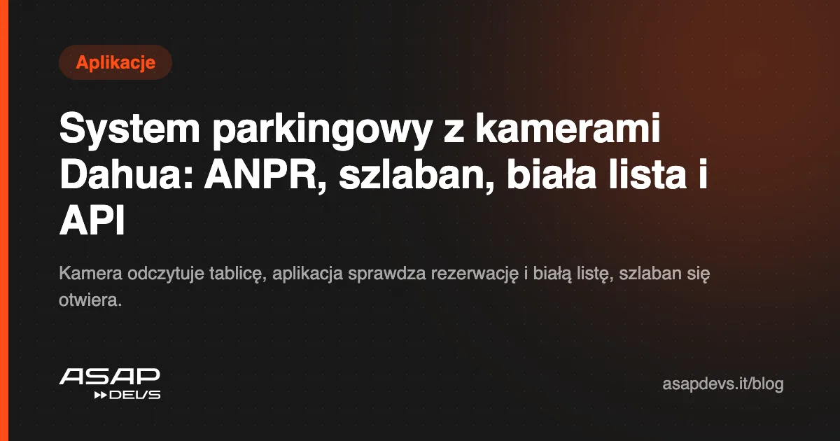 Operator parkingów